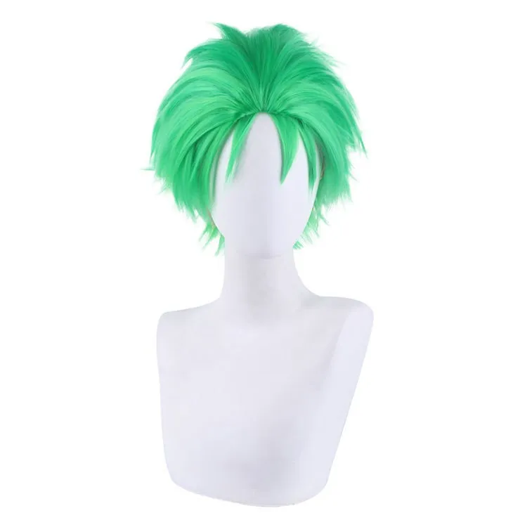 One Piece Roronoa Zoro Cosplay Wig Halloween Costume Props