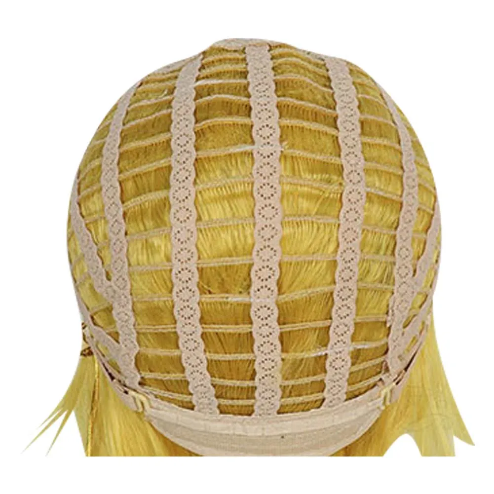 One Piece Sanji Anime Character Cosplay Yellow Wig Heat Resistant Synthetic Hair Accessories Props