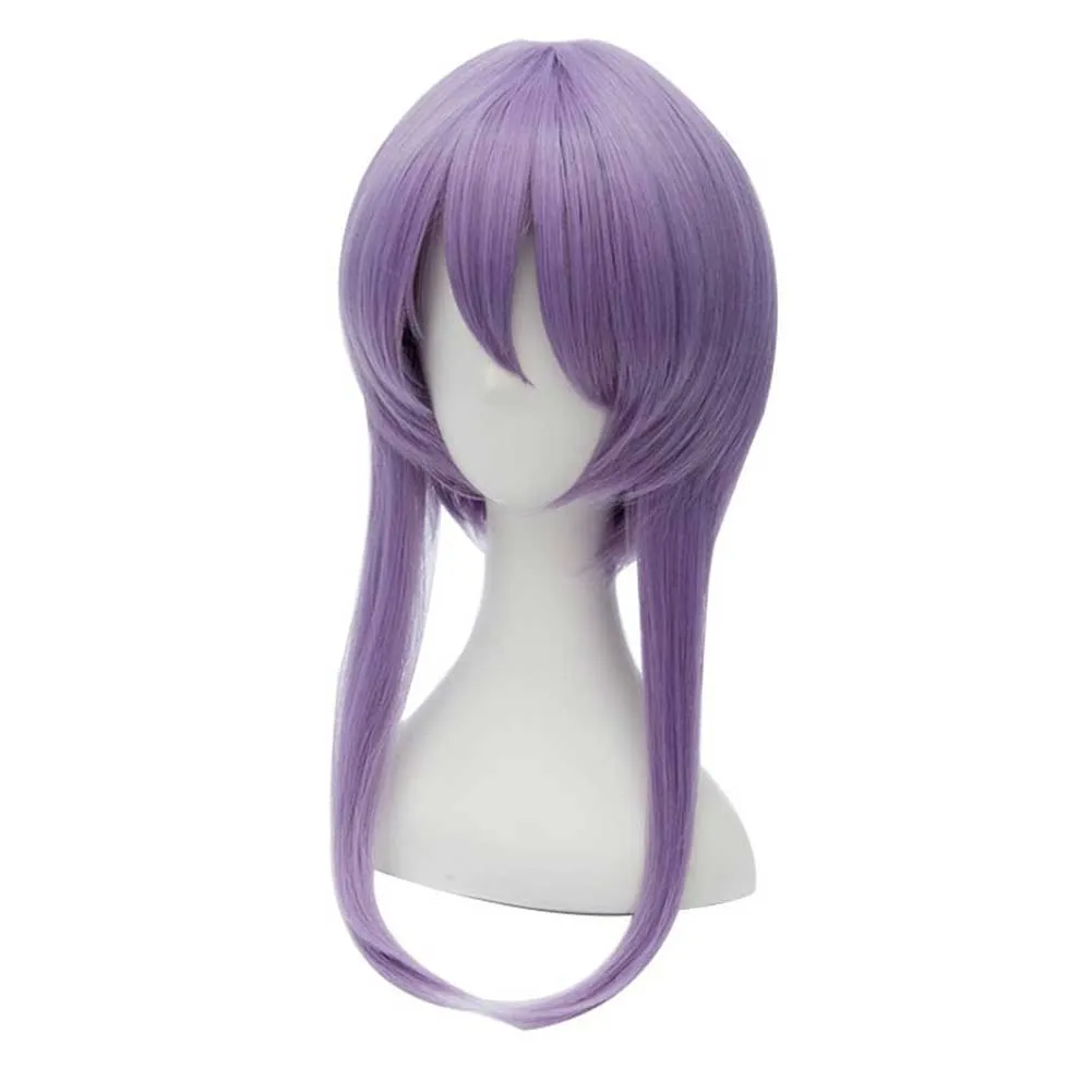 Owari No Seraph Hiiragi Shinoa Cosplay Purple Wig Heat Resistant Synthetic Hair Carnival Halloween Party Props