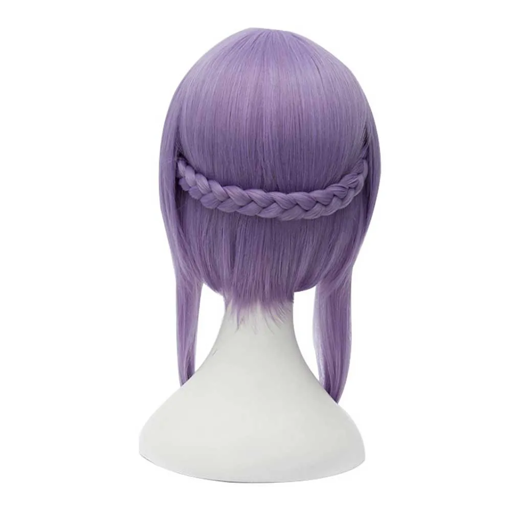 Owari No Seraph Hiiragi Shinoa Cosplay Purple Wig Heat Resistant Synthetic Hair Carnival Halloween Party Props