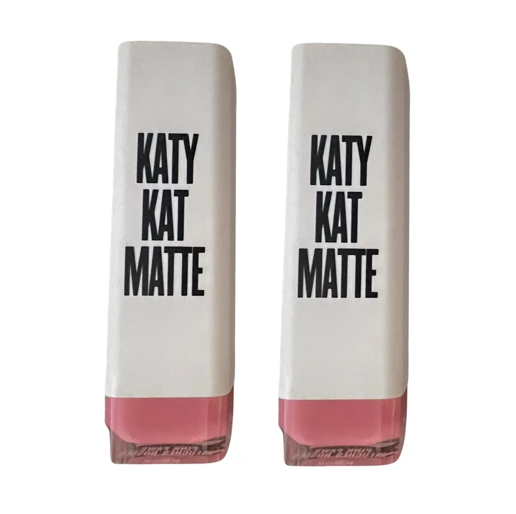 Pack of 2 CoverGirl Katy Kat Matte Lipstick, Pink Paws KP02