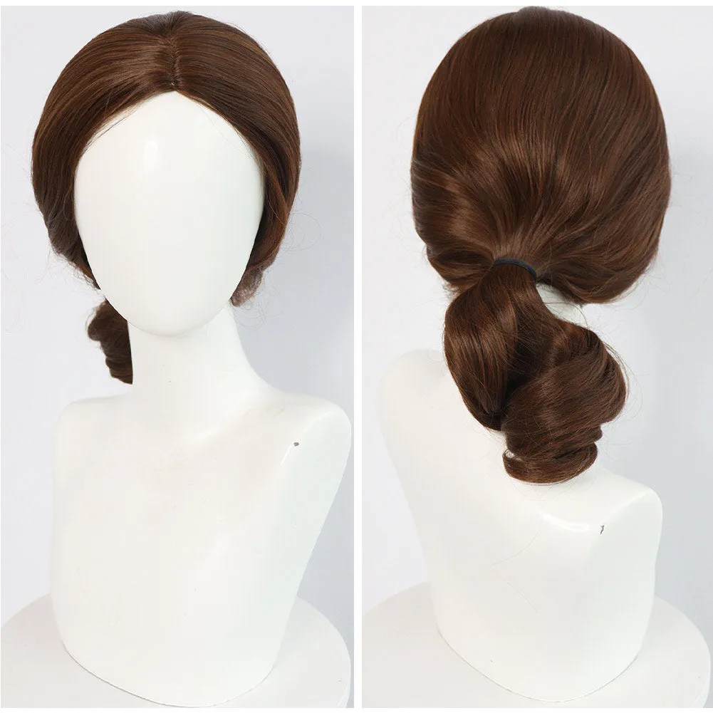 Padmé Amidala Movie Character Cosplay Wig Heat Resistant Synthetic Hair Props