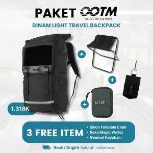 Paket Office On The Move - Dinam Light Travel Backpack