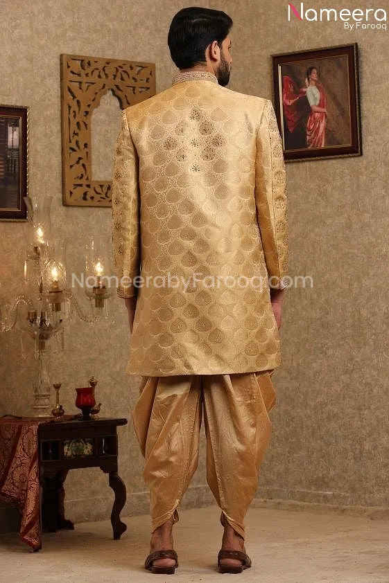 Pakistani Designer Sherwani for Groom Online #GR108