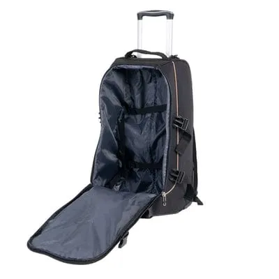Paklite Origin 72Cm Trolley Duffle/Backpack In Black & Khaki