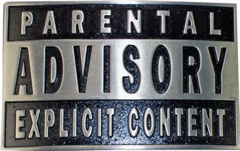Parental Advisory Belt Buckle