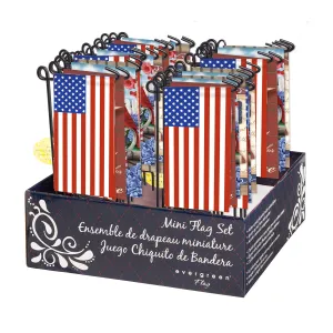 Patriotic Mini-Flag Boxed Set (set of 24 in 4 designs),p409