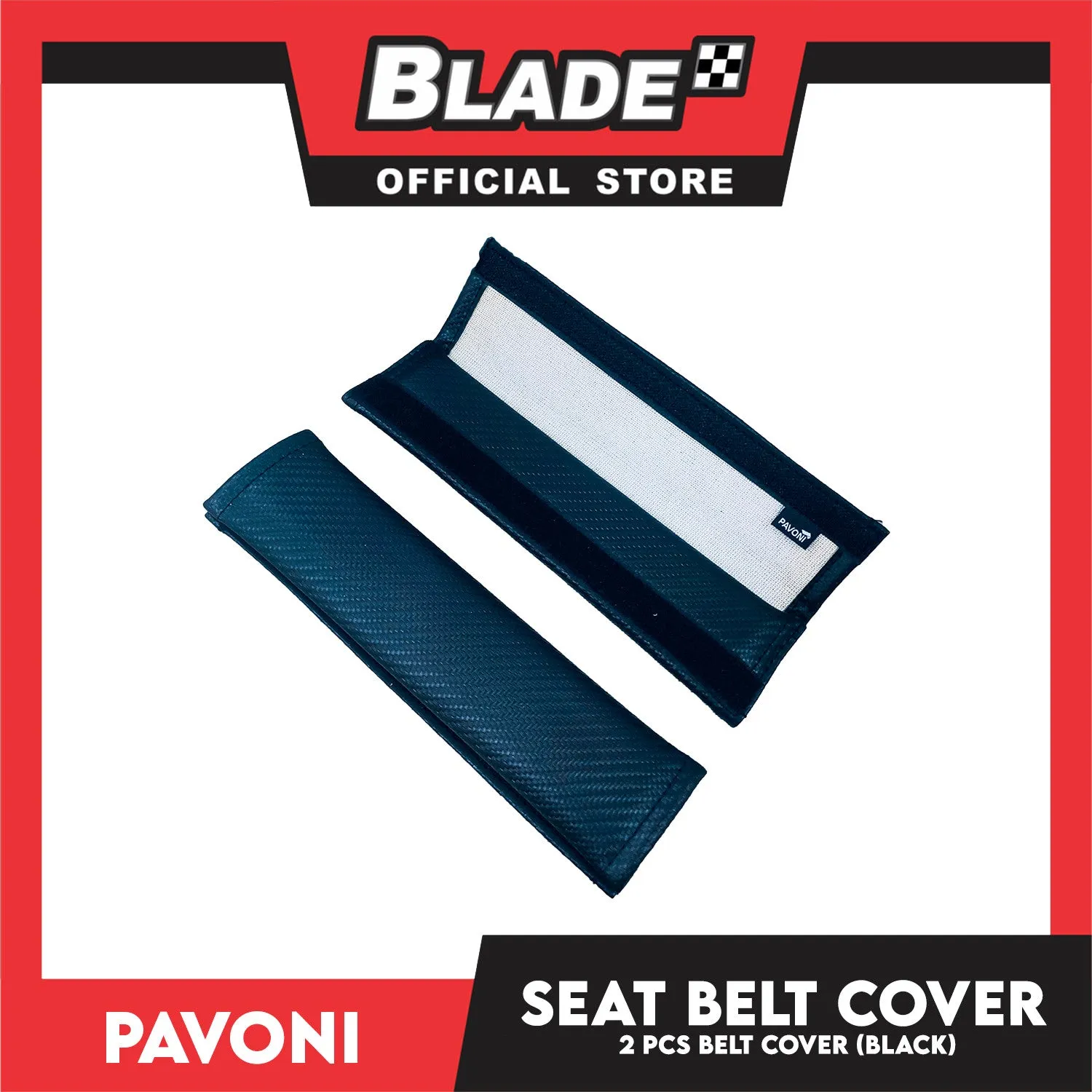 Pavoni Car Seatbelt Cover (2pcs) 235 x 60mm