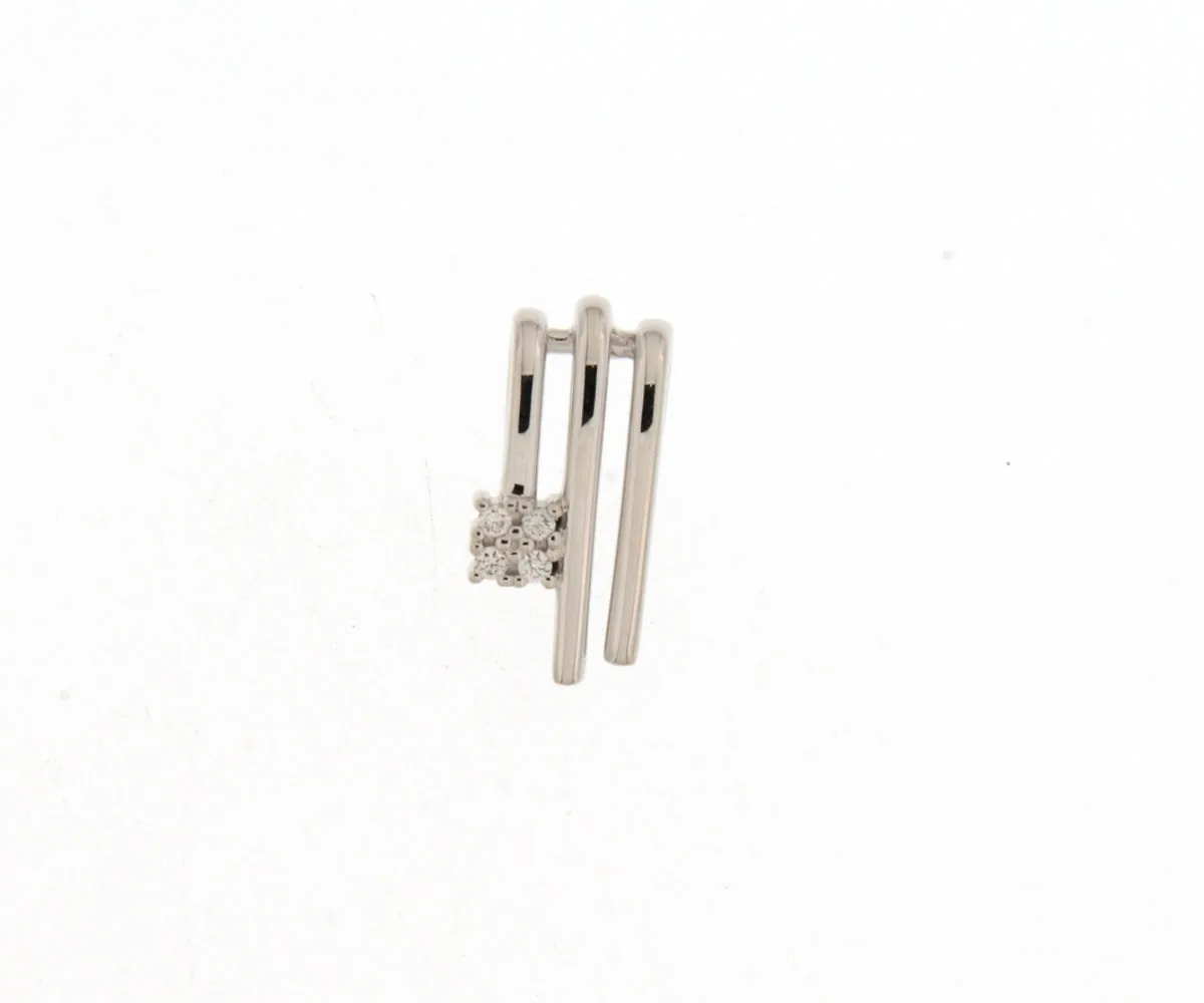 Pendentif motif - Or Blanc, Diamants (064426A)