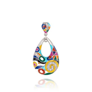 Pendentif UNASTORIA - Marina, Argent et Zircons (BQ121218)