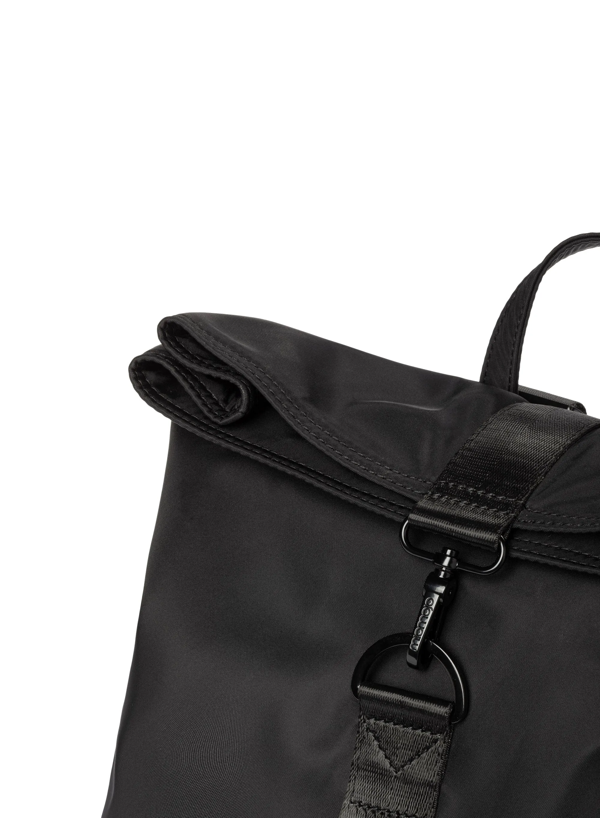 Penelope Recycled Nylon Vegan Backpack | Black