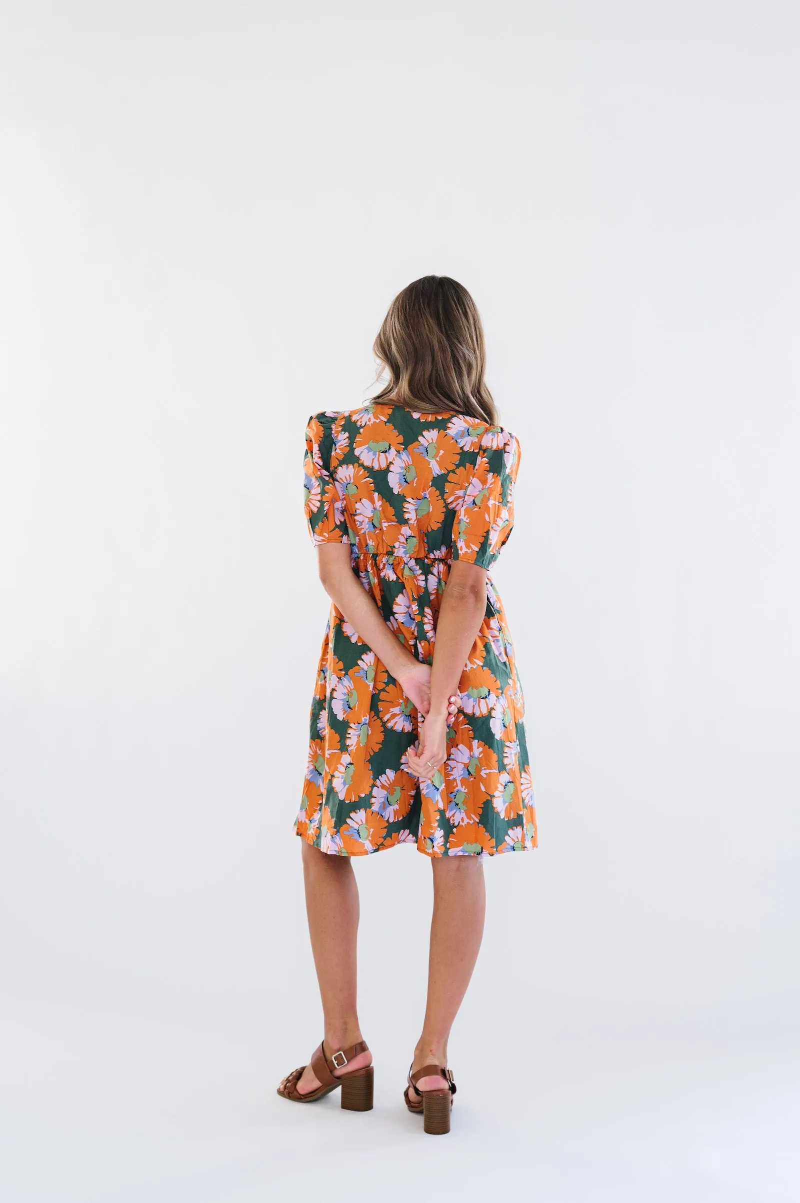 Petal Dress in Green