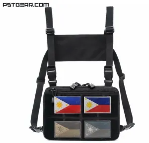 Philippines Flags Chest Pack Rig W/4 Free Shield Pvc Patch
