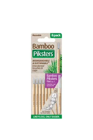 PIKSTERS Bamboo Purple Size 1 -  8 Pack