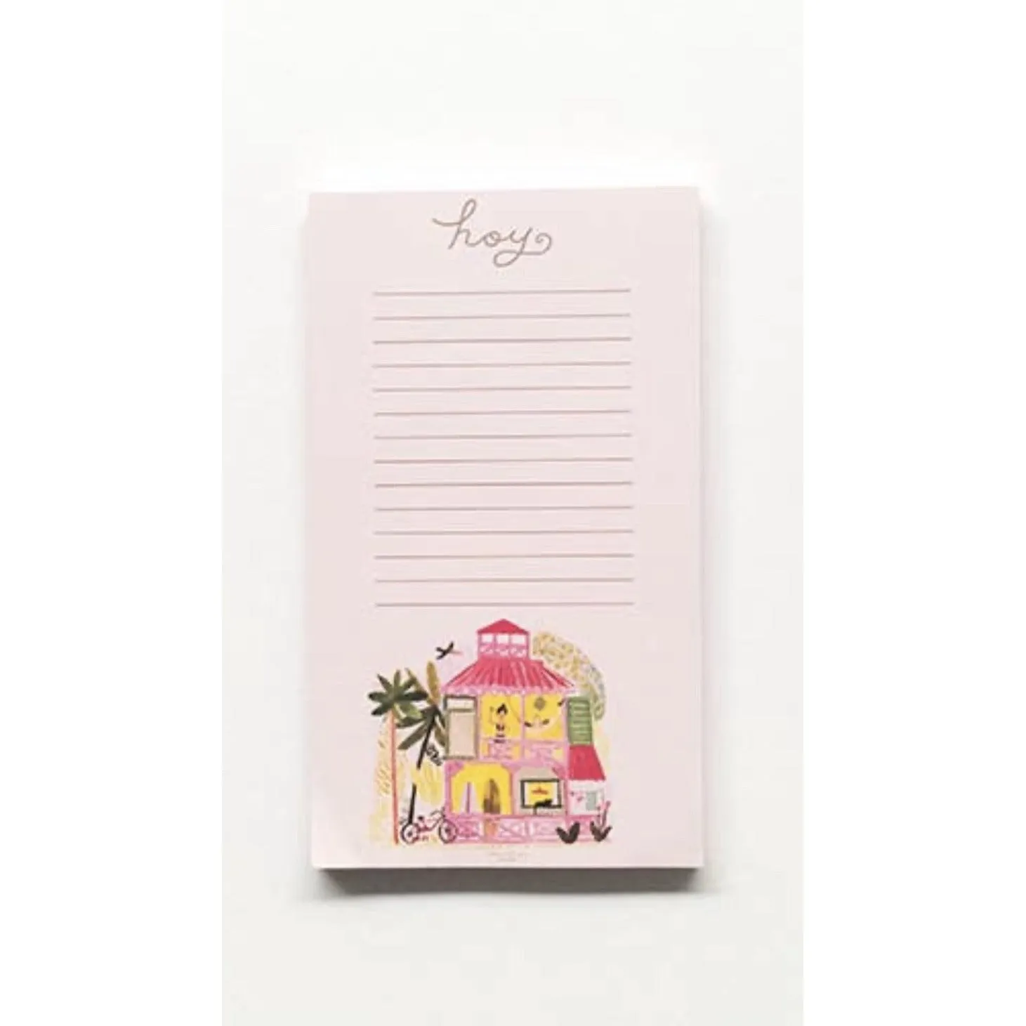 Pink Caribbean House Notepad