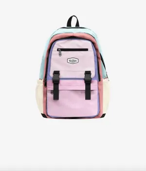 Pink Marshmallow Colourblock Backpack