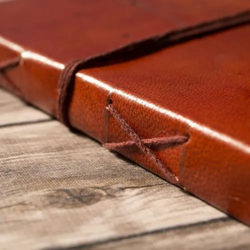 Pisces Zodiac Handmade Leather Journal