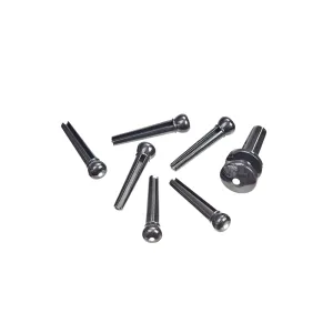 Planetwaves Bridge Pin Set Black/Dot