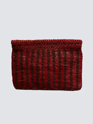 POCHETTE BALI LARGE DARK BROWN