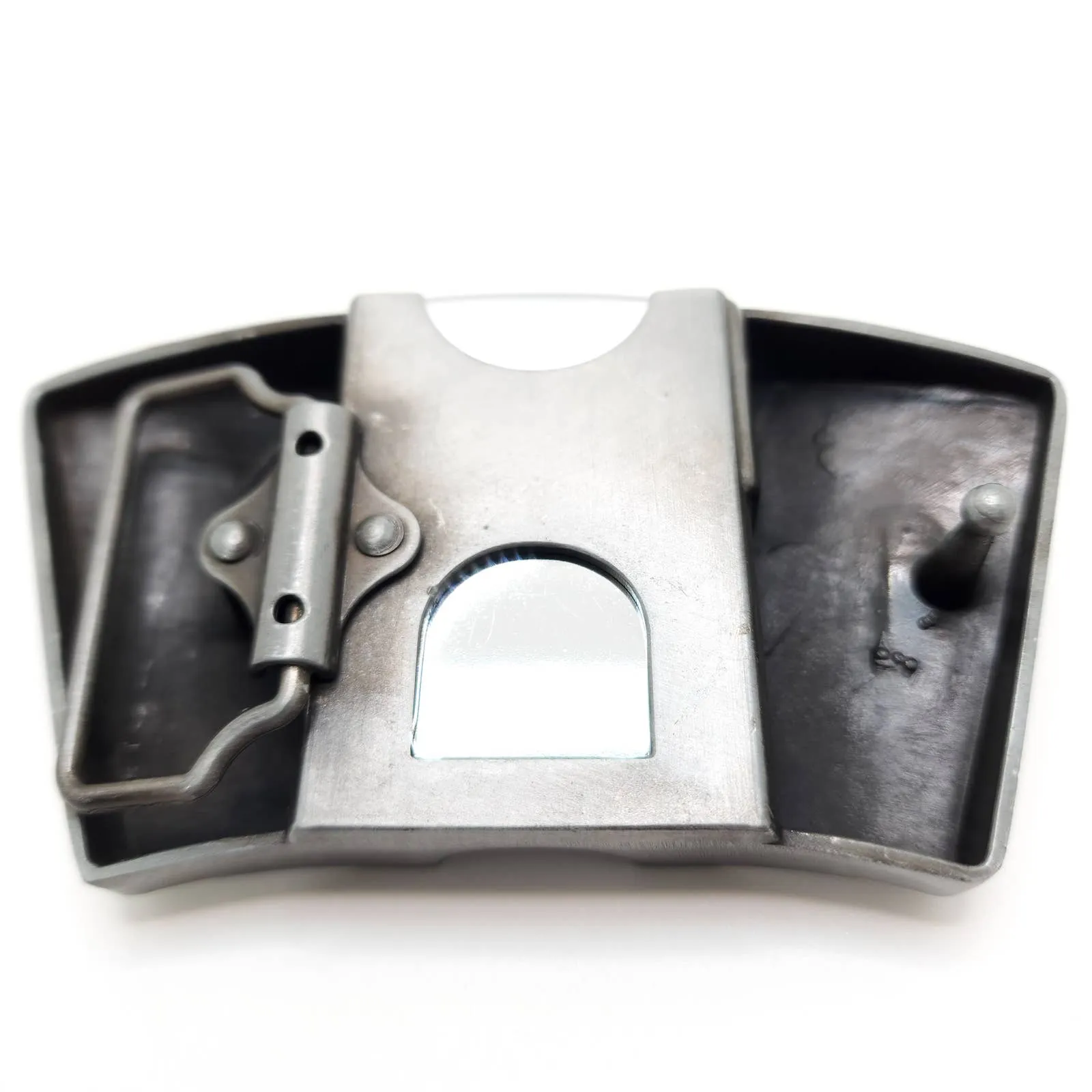 Poker All Aces Belt Buckle Lighter Holder with Ace of Spades Lighter Mens Western Cowboy Hidden Stash