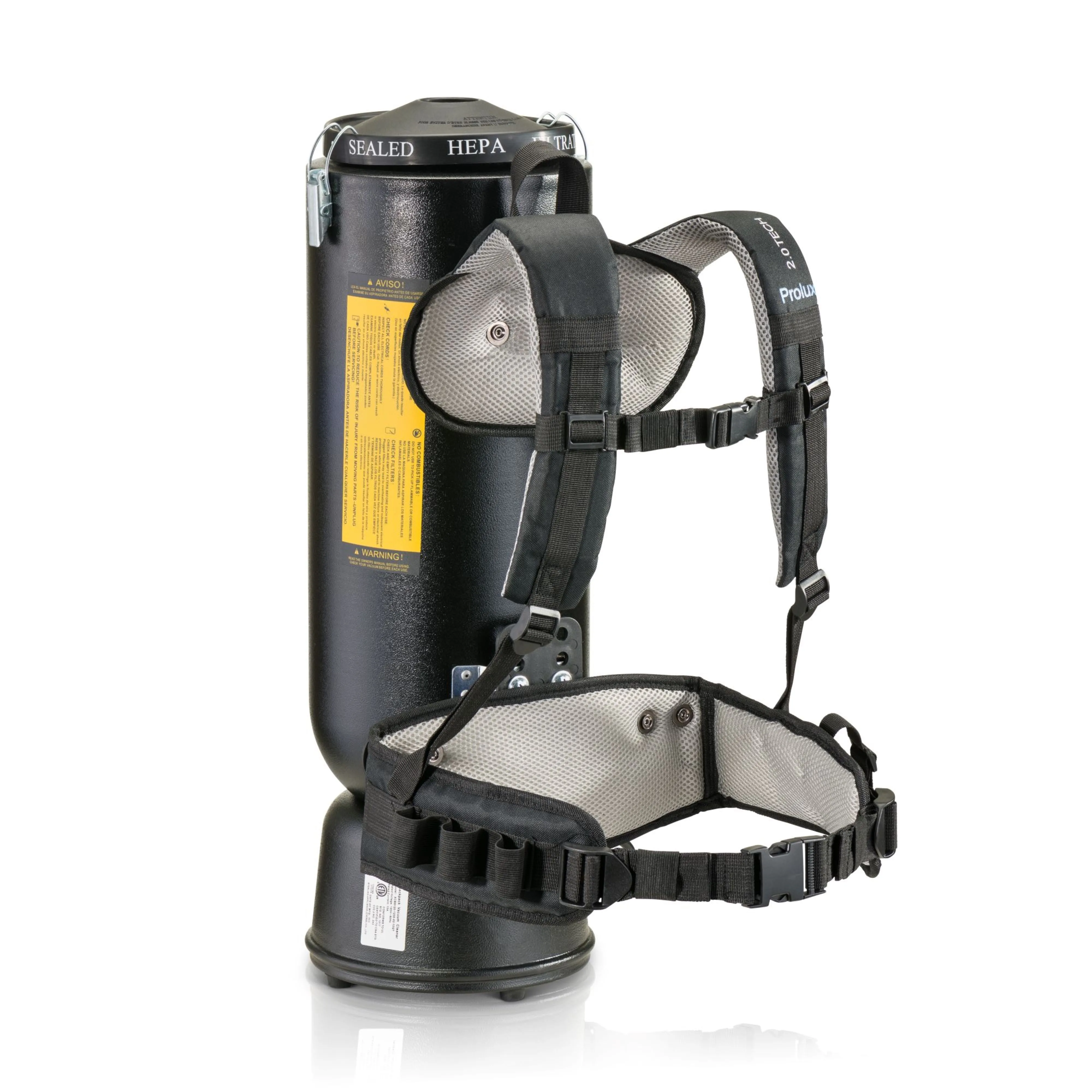 Powerful Lightweight Prolux 10 Quart Backpack Vacuum w/ 1 1/2" Tool Kit and 5 YR Warranty