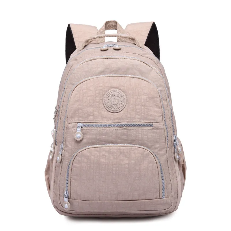 Practical Travel Outdoor Washable Nylon Large Capacity Backpack