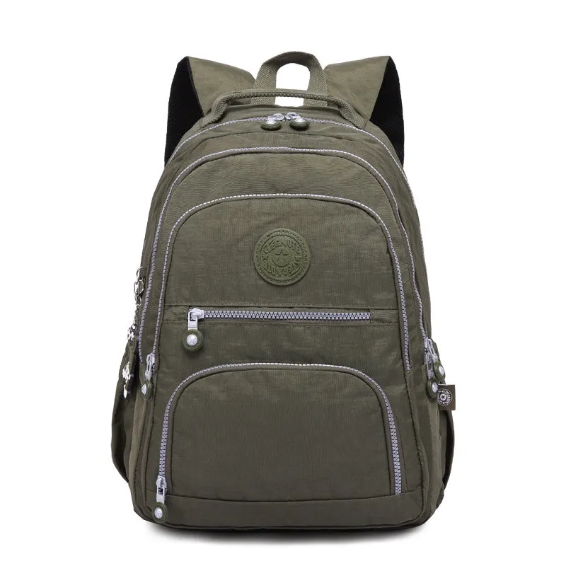 Practical Travel Outdoor Washable Nylon Large Capacity Backpack