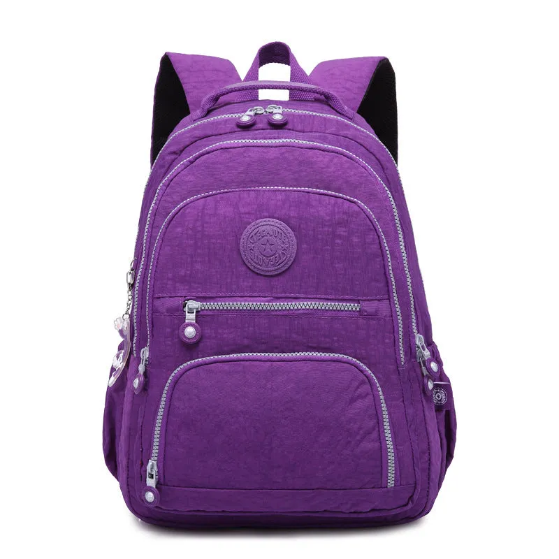 Practical Travel Outdoor Washable Nylon Large Capacity Backpack