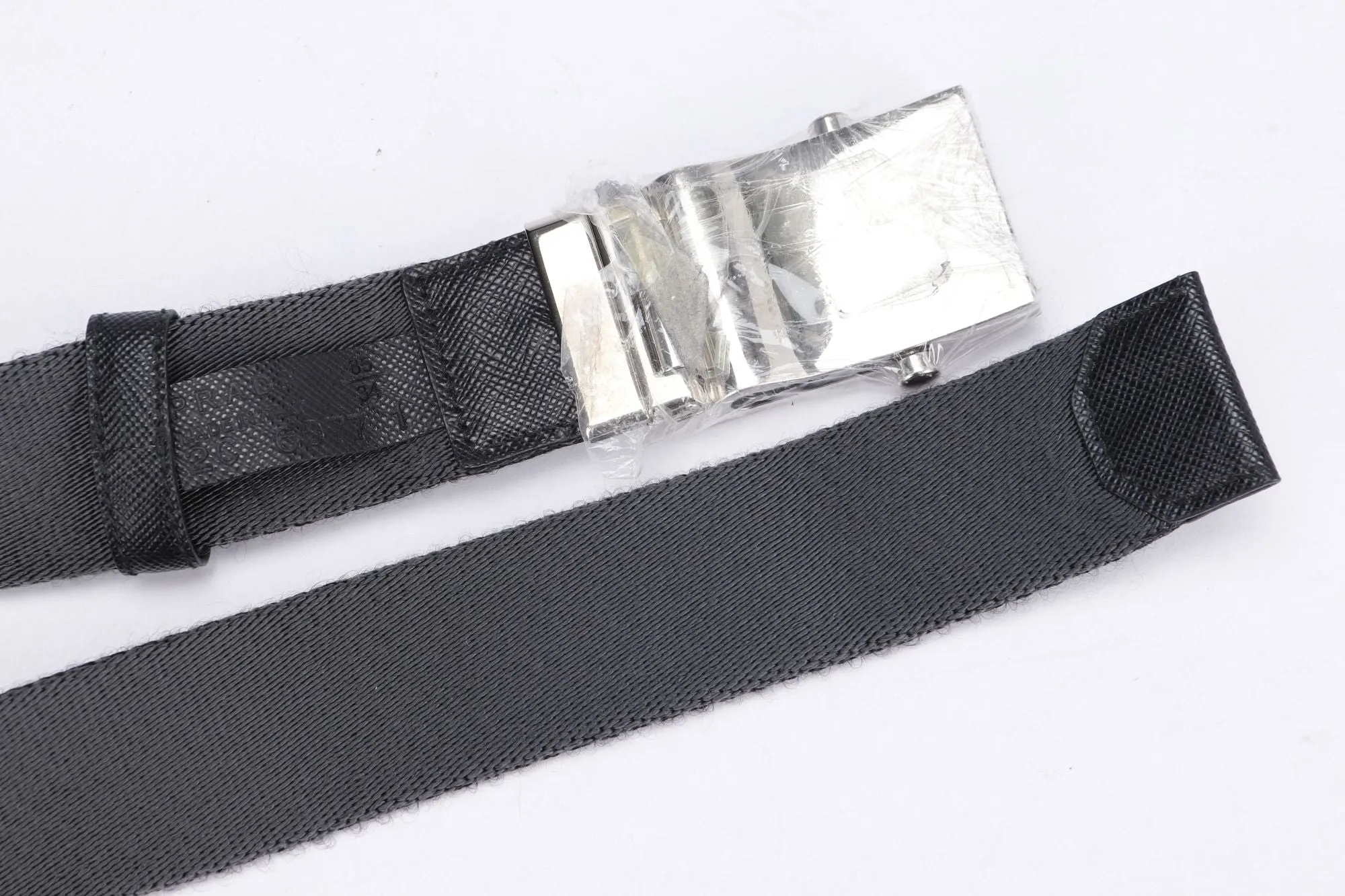 Prada Black Nylon Belt