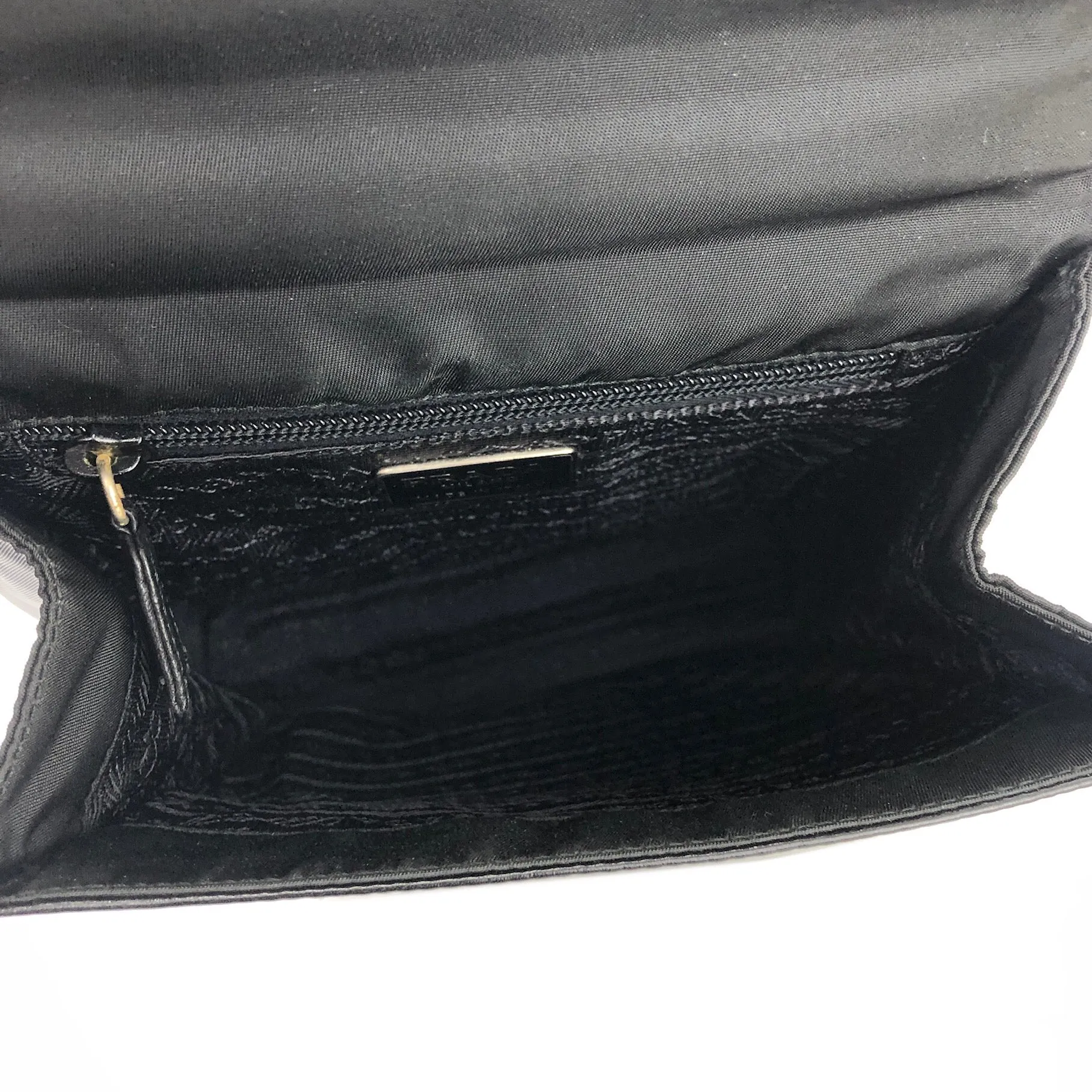 PRADA Nappa Leather Handbag Black wb5dh7