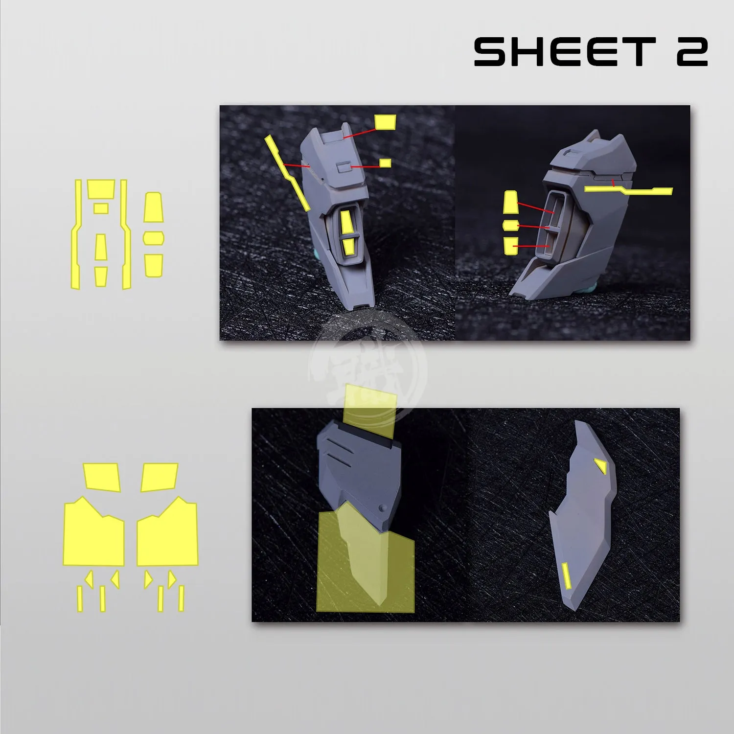 Pre-Cut Masking Tape for Fortune Meow's Studio Justice Resin Conversion Kit