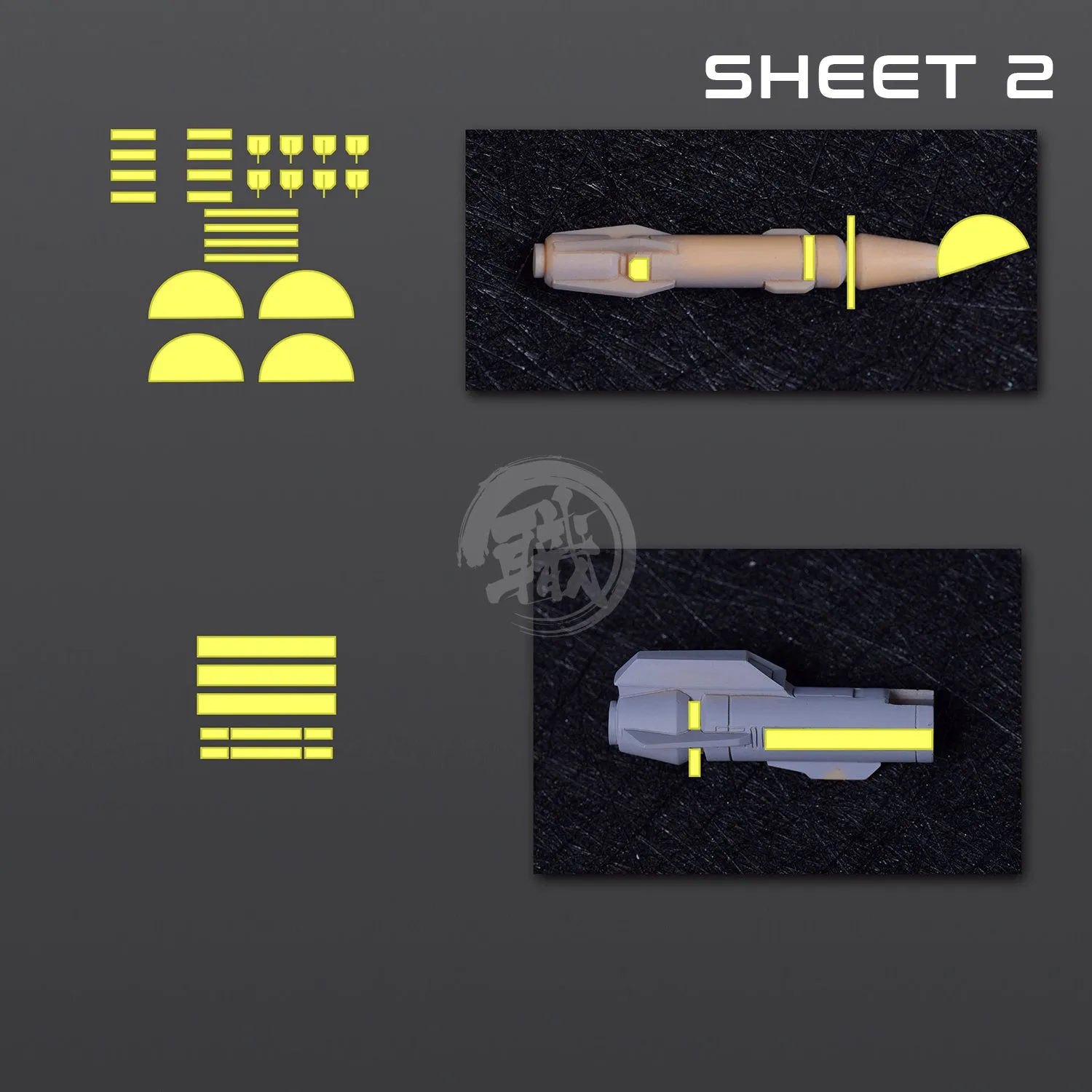 Pre-Cut Masking Tape for Fortune Meow's Studio Justice Resin Conversion Kit