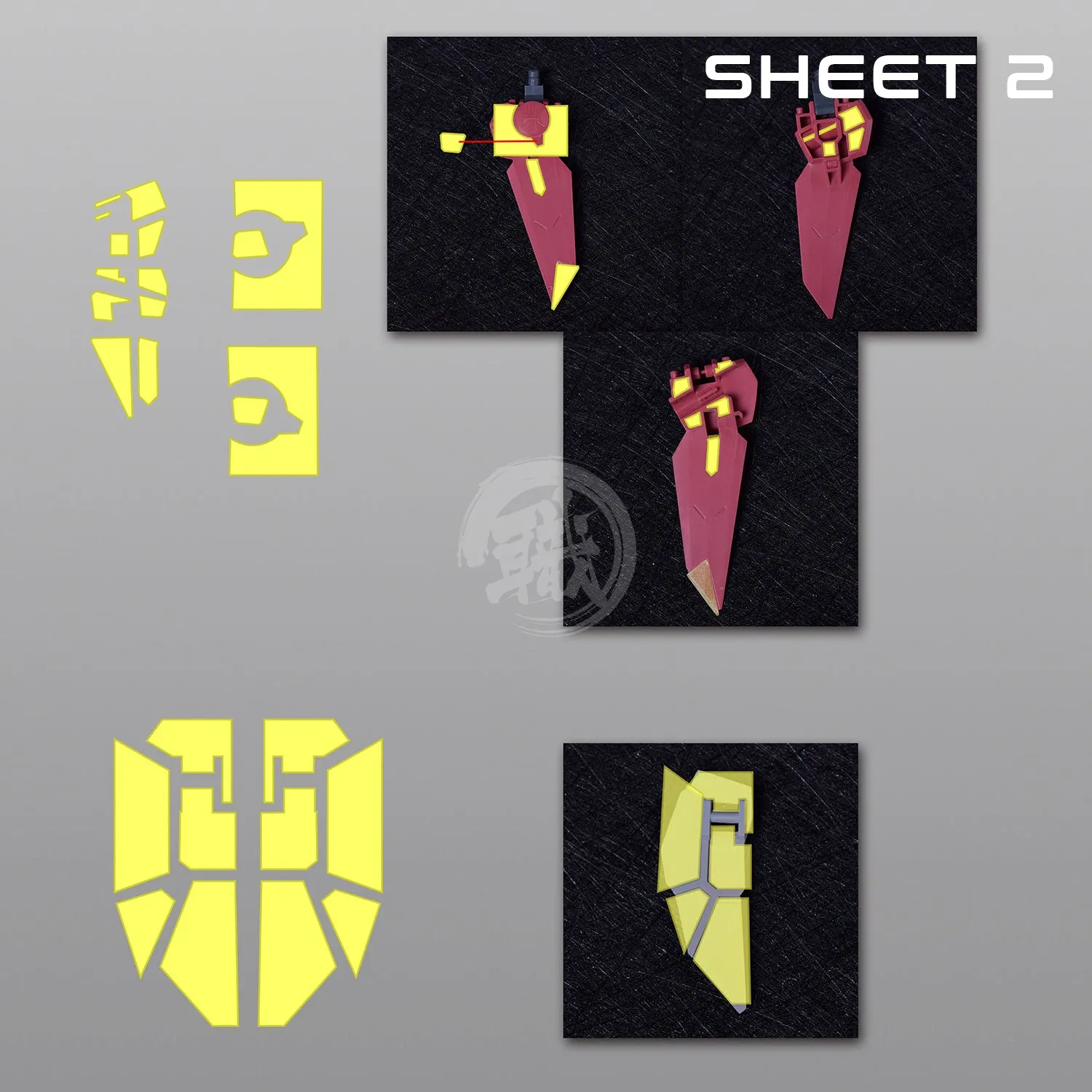 Pre-Cut Masking Tape for Fortune Meow's Studio Justice Resin Conversion Kit