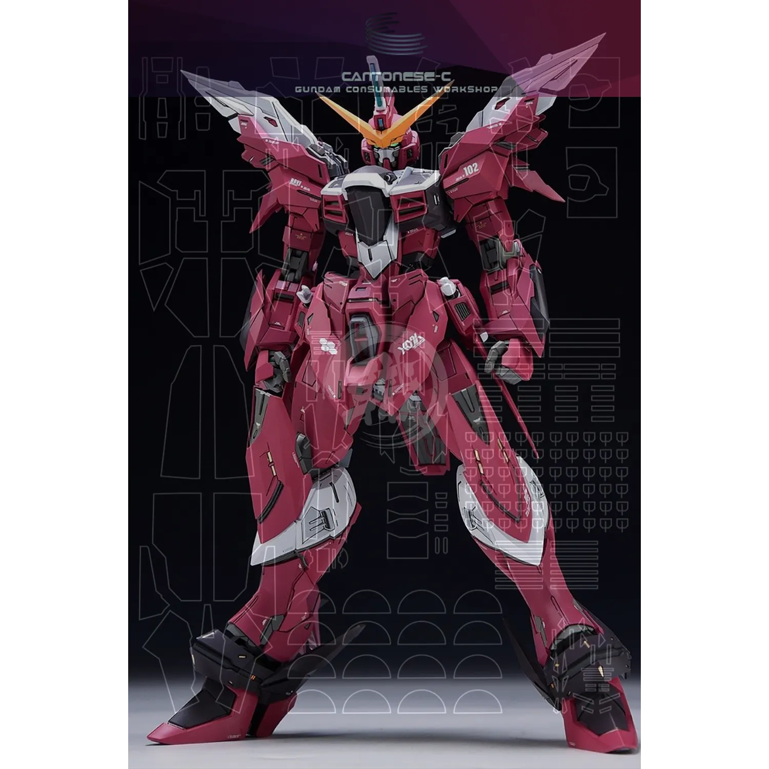 Pre-Cut Masking Tape for Fortune Meow's Studio Justice Resin Conversion Kit