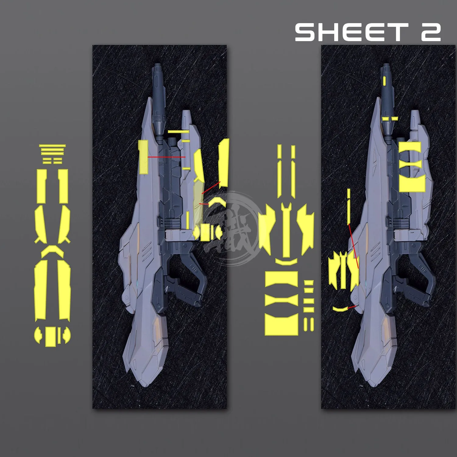 Pre-Cut Masking Tape for Fortune Meow's Studio Justice Resin Conversion Kit