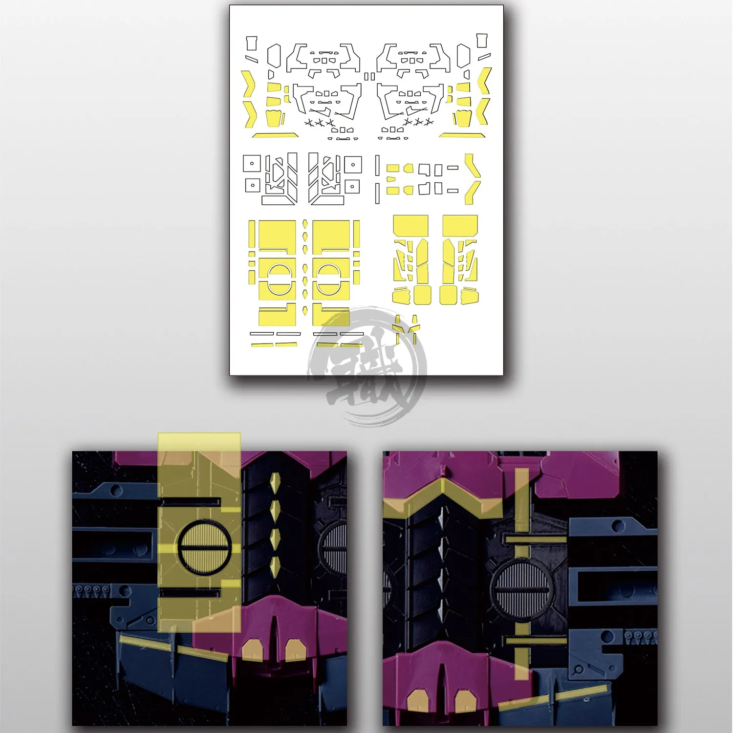 Pre-Cut Masking Tape for Fortune Meow's Studio Justice Resin Conversion Kit