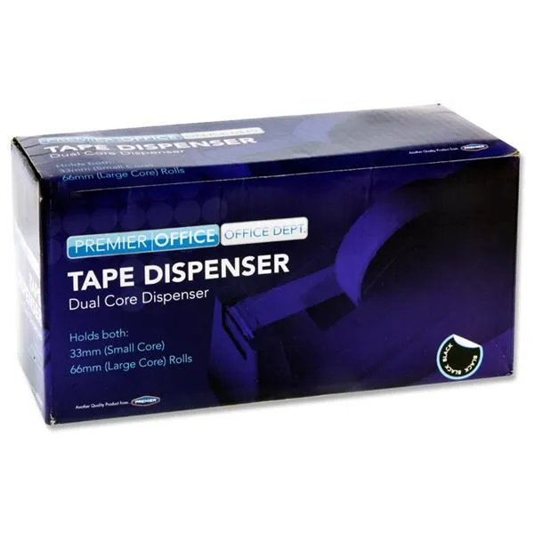 Premier Office Tape Dispenser - Black