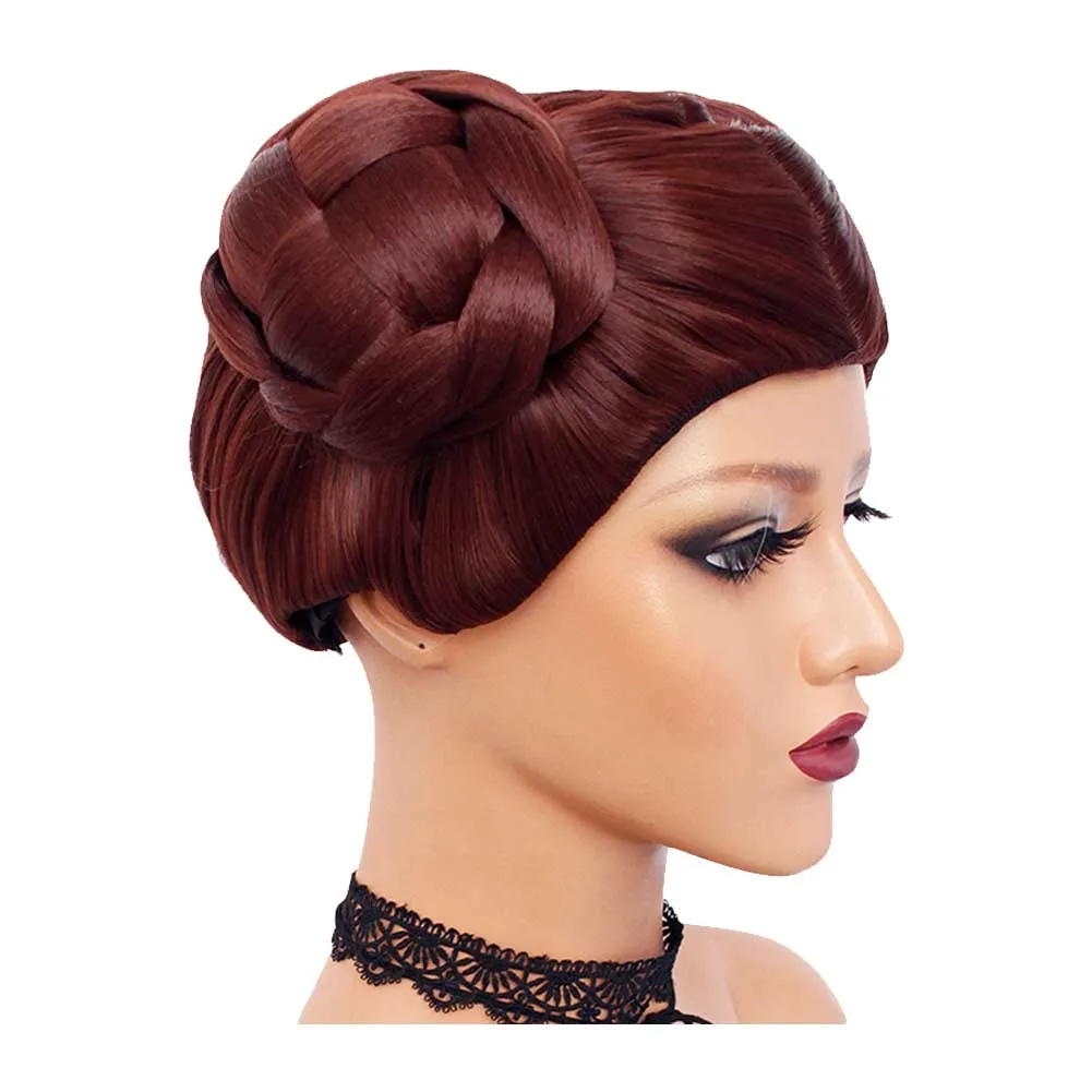 Princess Leia Kids Children Cosplay Wig Heat Resistant Synthetic Hair Carnival Halloween Party Props