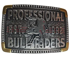 Professional Bull Riders Belt Buckle