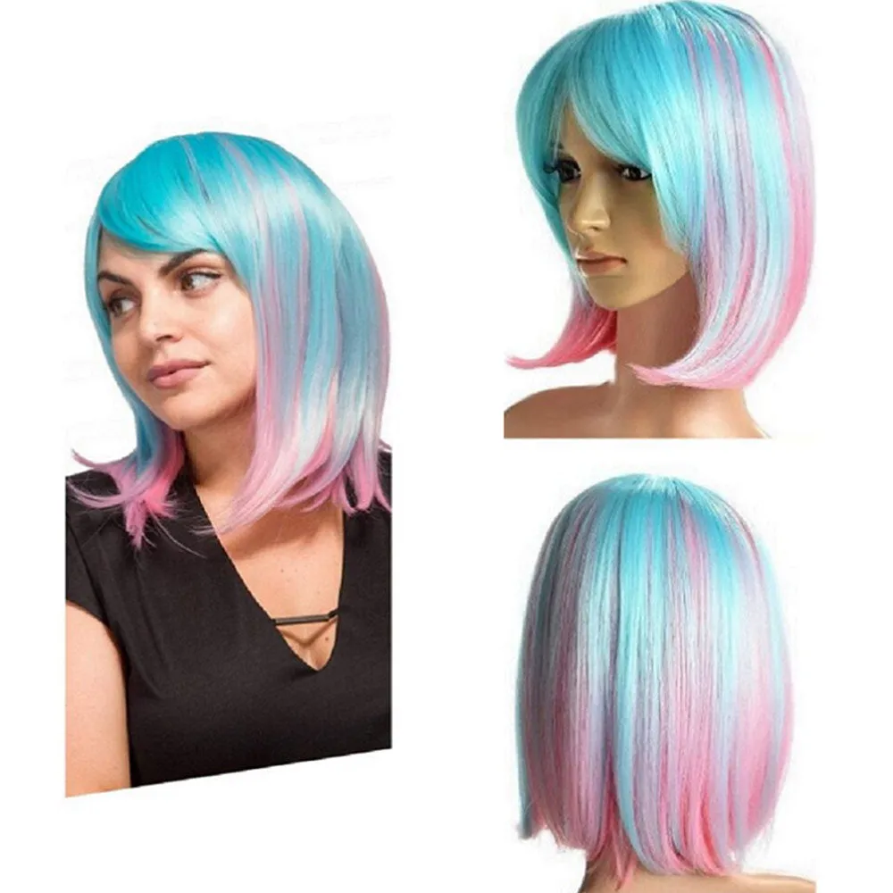 Punk BOBO Kids Children Adult Cosplay Wig Carnival Halloween Props
