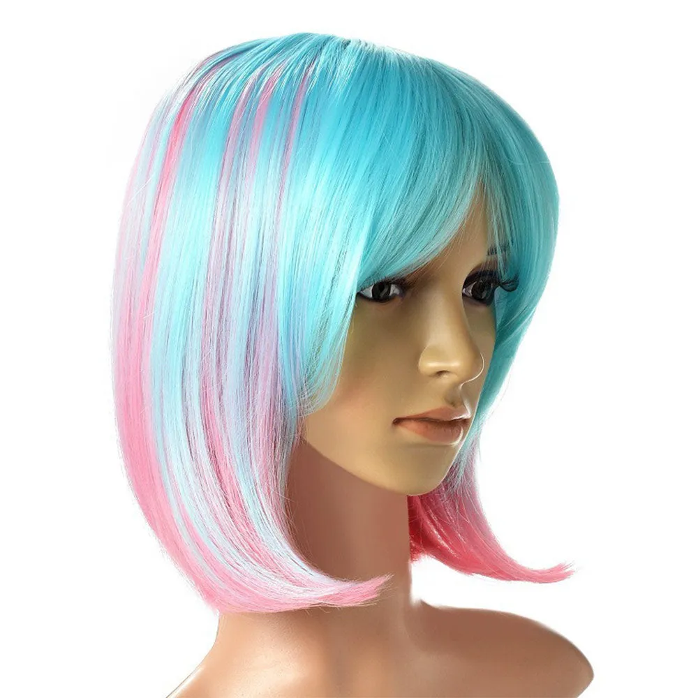 Punk BOBO Kids Children Adult Cosplay Wig Carnival Halloween Props