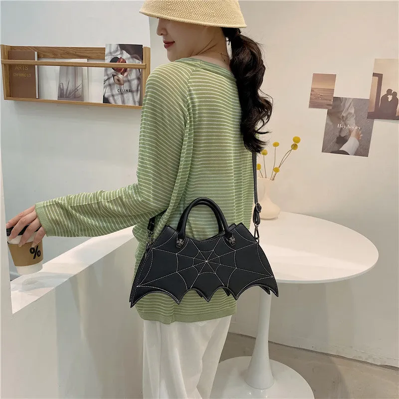 "BLACK SPIDER WEB BAT" BAG UB2454
