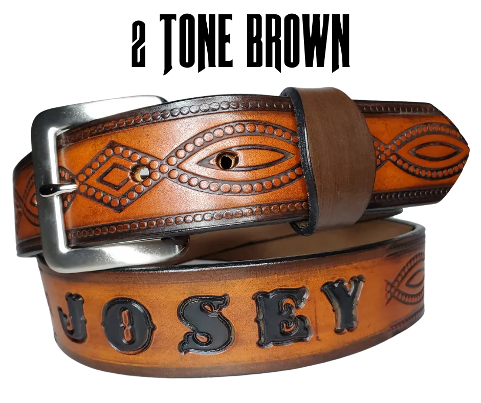 "Good, Bad, and the Ugly" Leather Belt
