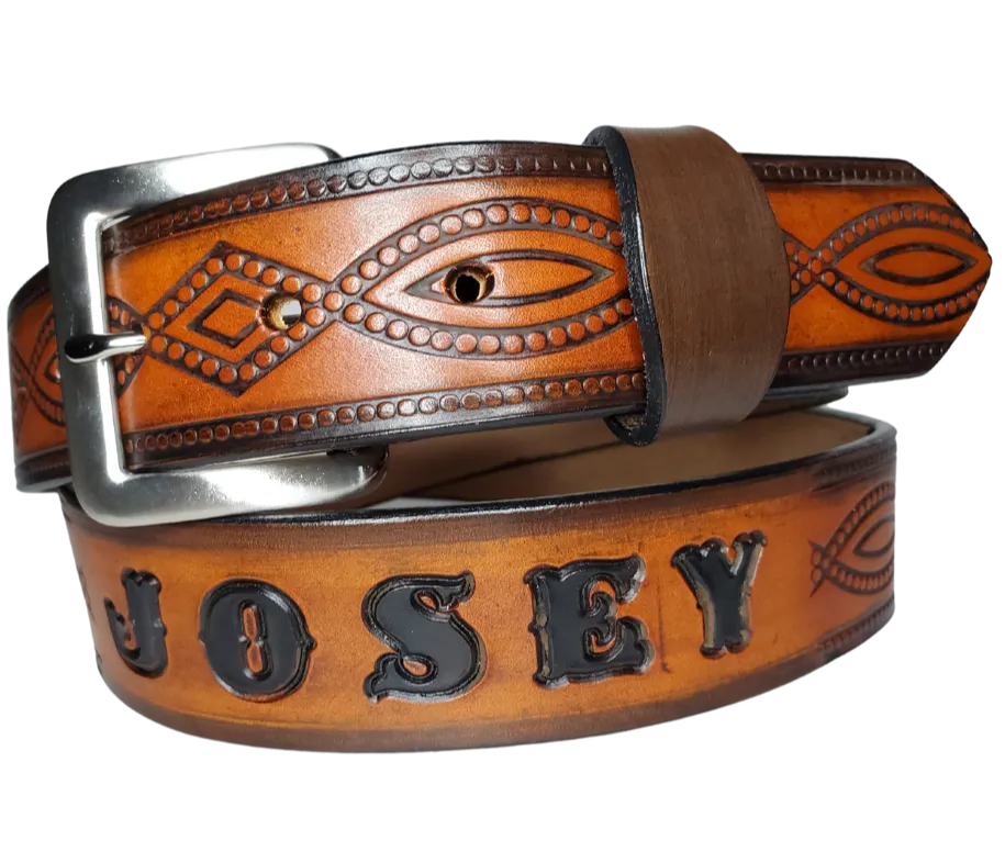 "Good, Bad, and the Ugly" Leather Belt