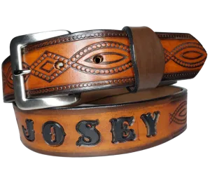 "Good, Bad, and the Ugly" Leather Belt