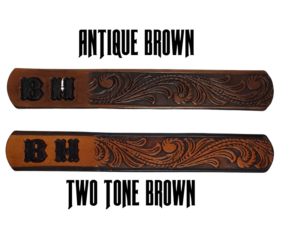 "Lil' Rustler" Leather KIDS/CHILDRENS Name Belt