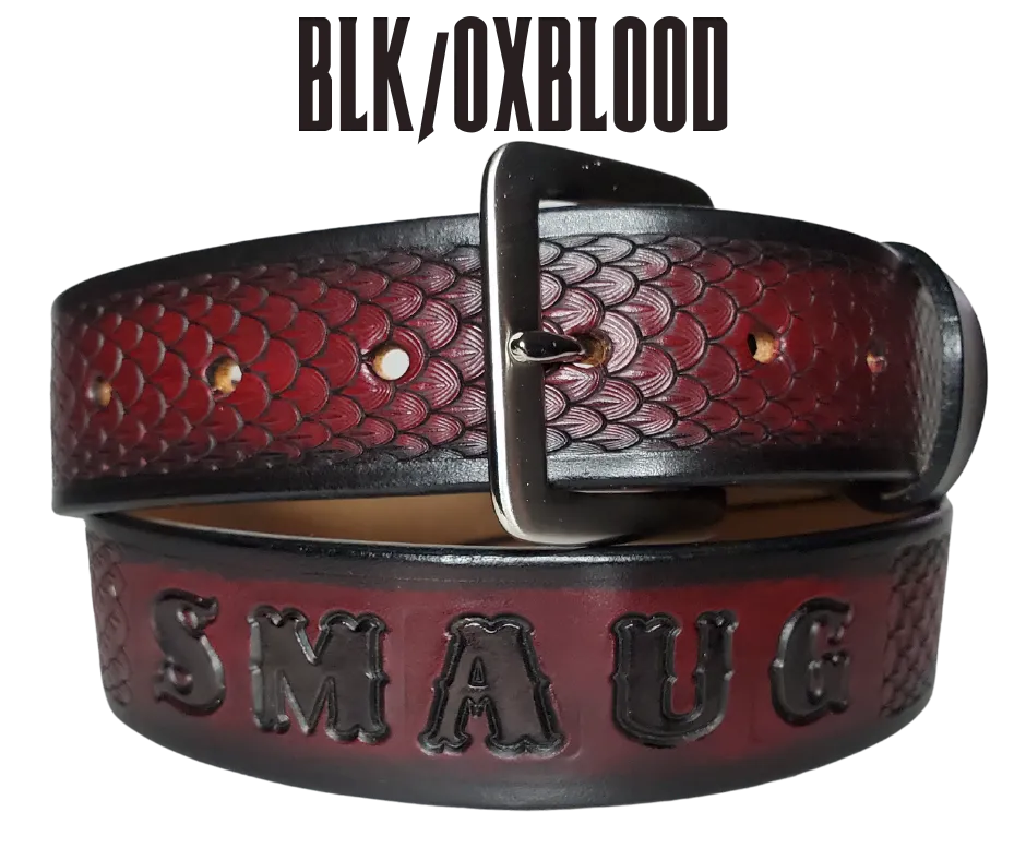 "The Dragon" Leather Belt