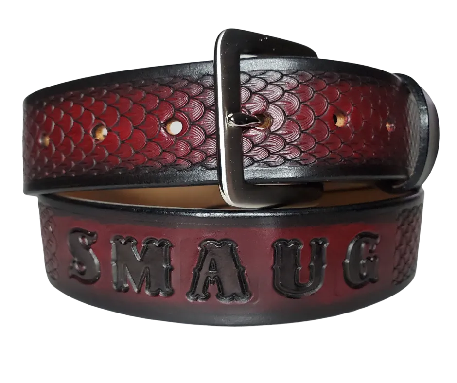 "The Dragon" Leather Belt
