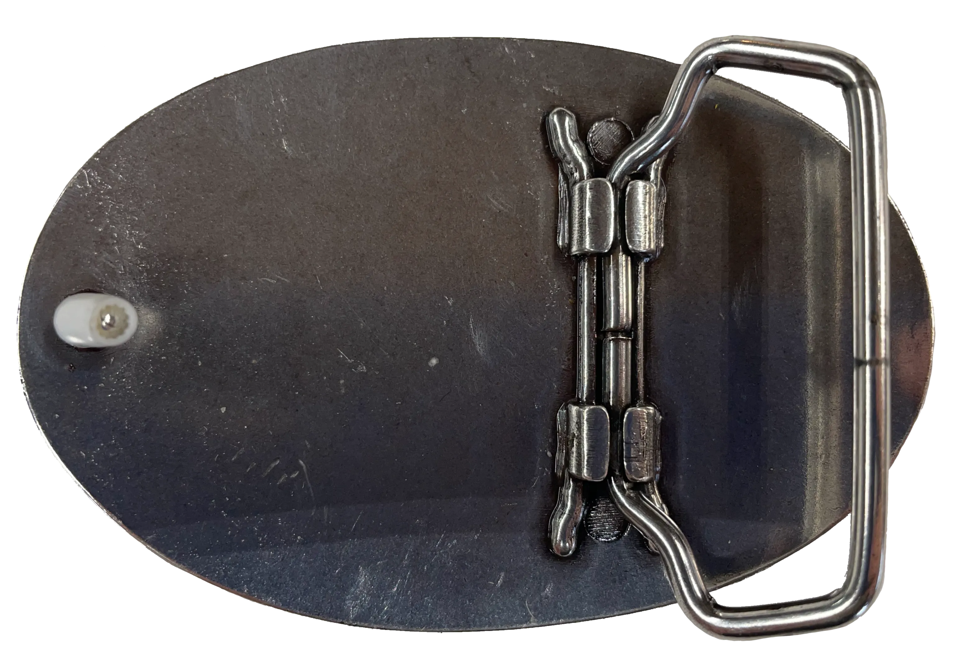 "The Silverton" Antique Silver Western Buckle