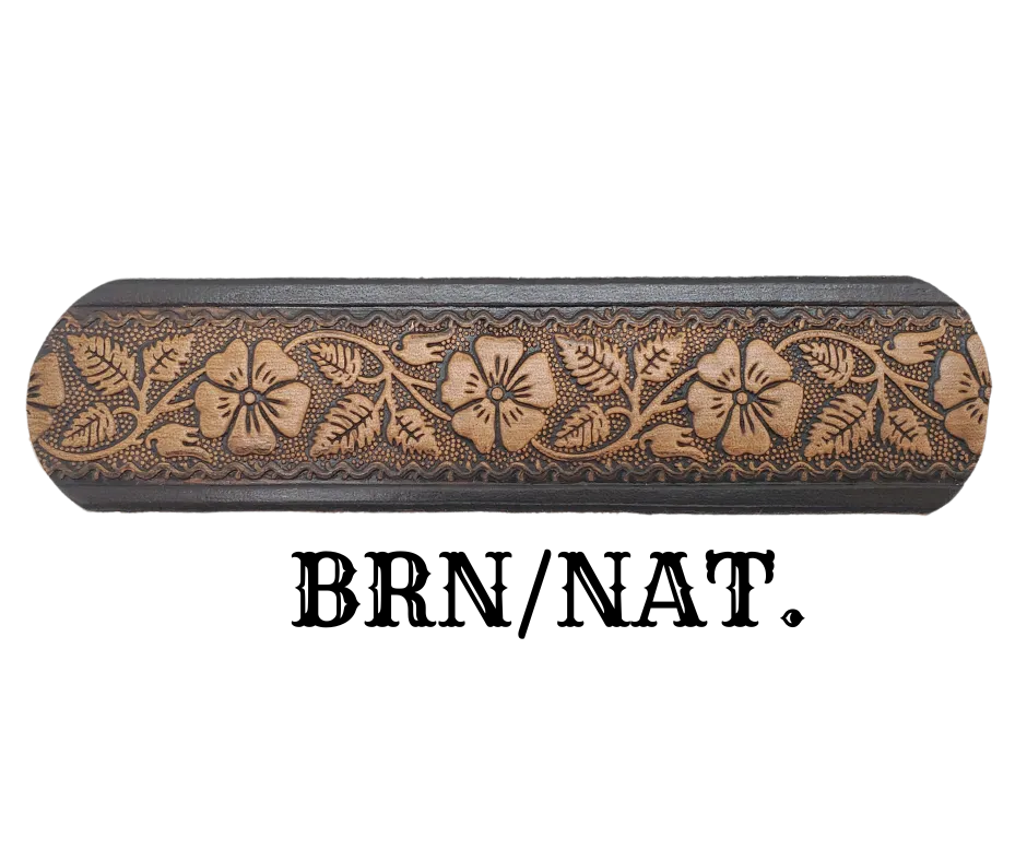 "The Wallflower" Leather Name Belt